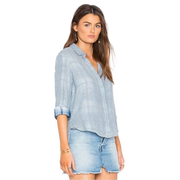 Bella Dahl High Low Button Down - Picture 1 of 16